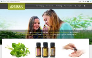 DoTerra essential oils scam website